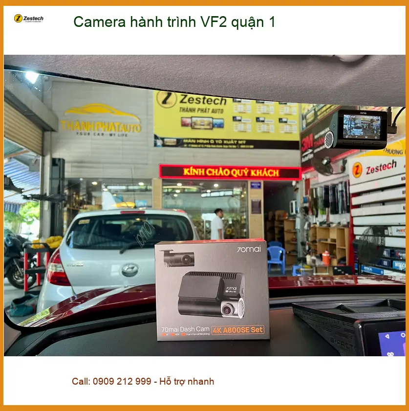 Địa Chỉ Gắn Camera Hành Trình Ô Tô hành trình VF2 quận 1 - Lắp Đặt Uy Tín TPHCM ảnh thực tế 2