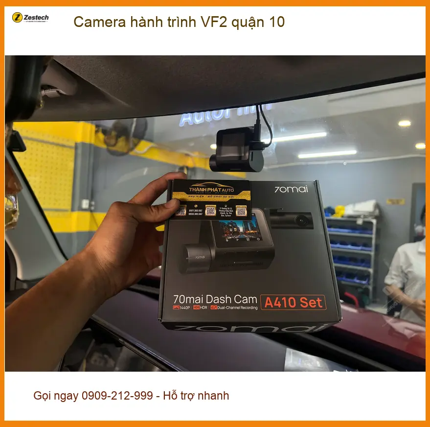 Trung Tâm Lắp Camera Hành Trình Ô Tô VF2 tại Quận 10 - Lắp Đặt Uy Tín TPHCM ảnh thực tế 2