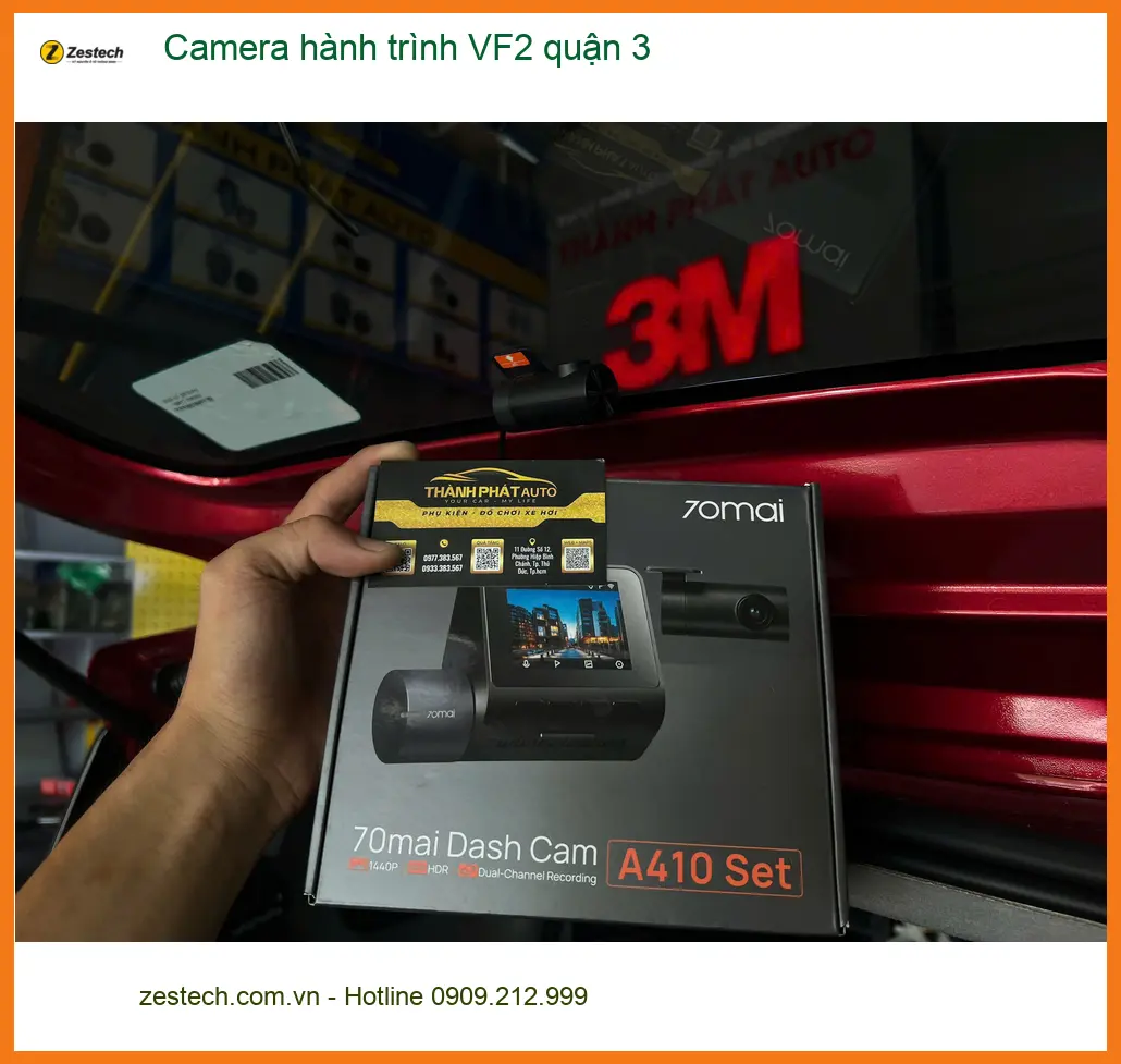 Nơi Lắp Camera Hành Trình Ô Tô hành trình VF2 quận 3 - Giá Tốt TPHCM ảnh thực tế 2