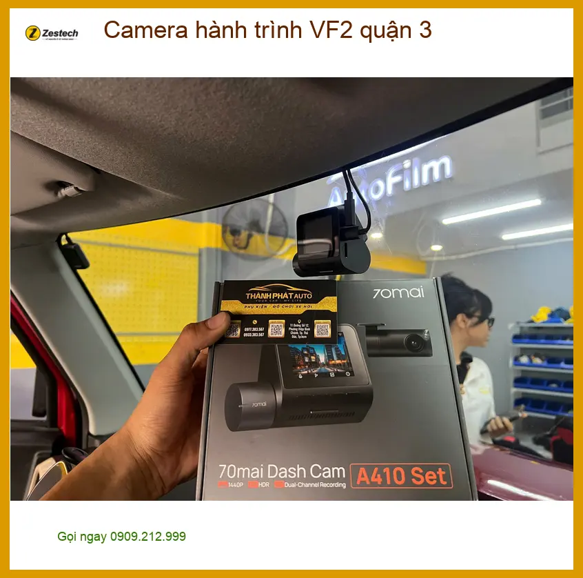 Nơi Lắp Camera Hành Trình Ô Tô hành trình VF2 quận 3 - Giá Tốt TPHCM ảnh thực tế 3