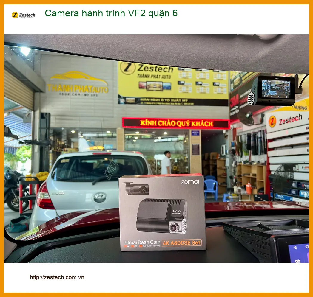 Địa Chỉ Lắp Camera Hành Trình Ô Tô hành trình VF2 tại quận 6 - Giá Tốt TPHCM