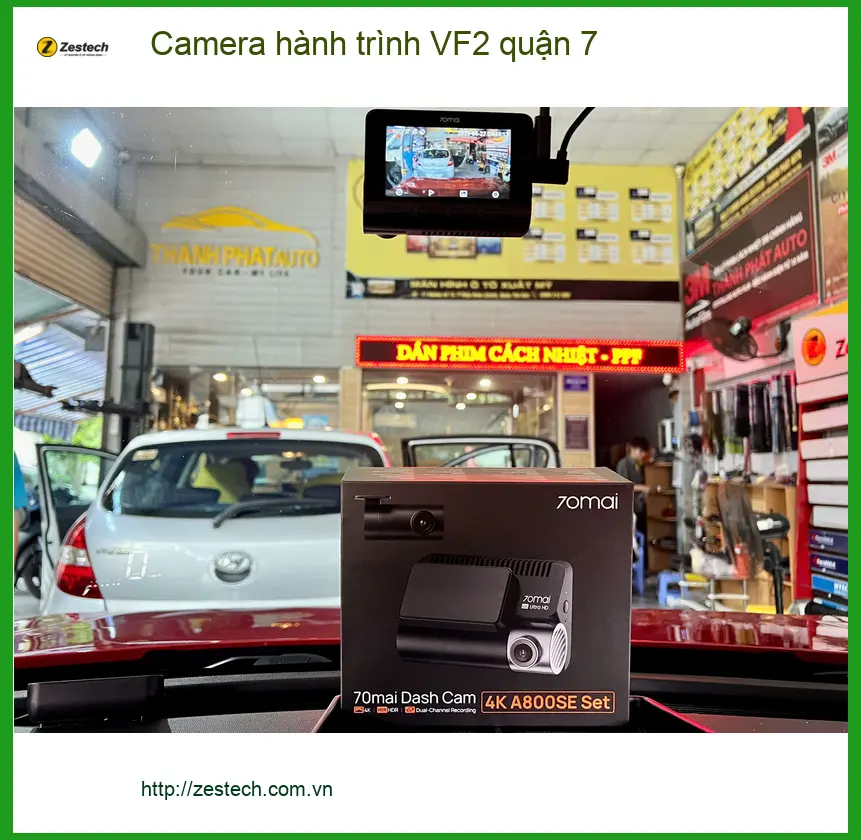 Dịch Vụ Lắp Camera Hành Trình Ô Tô hành trình VF2 quận 7 - Giá Tốt TPHCM ảnh thực tế 2