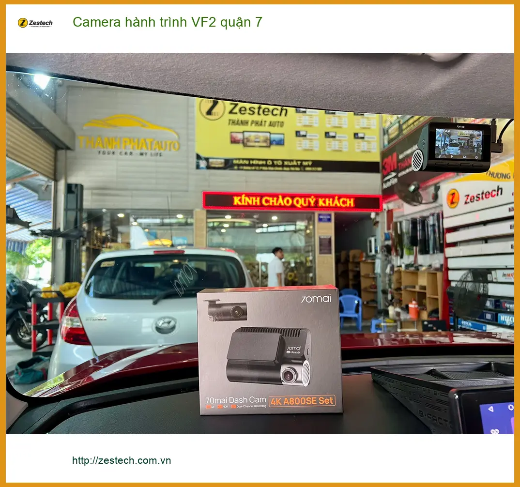 Dịch Vụ Lắp Camera Hành Trình Ô Tô hành trình VF2 quận 7 - Giá Tốt TPHCM ảnh thực tế 3