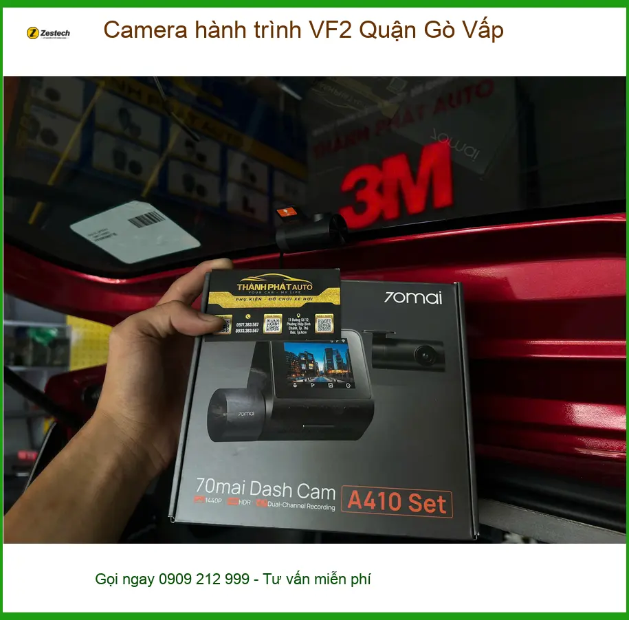 Nơi Gắn Camera Hành Trình Ô Tô hành trình VF2 Quận Gò Vấp - Giá Tốt TPHCM ảnh thực tế 2