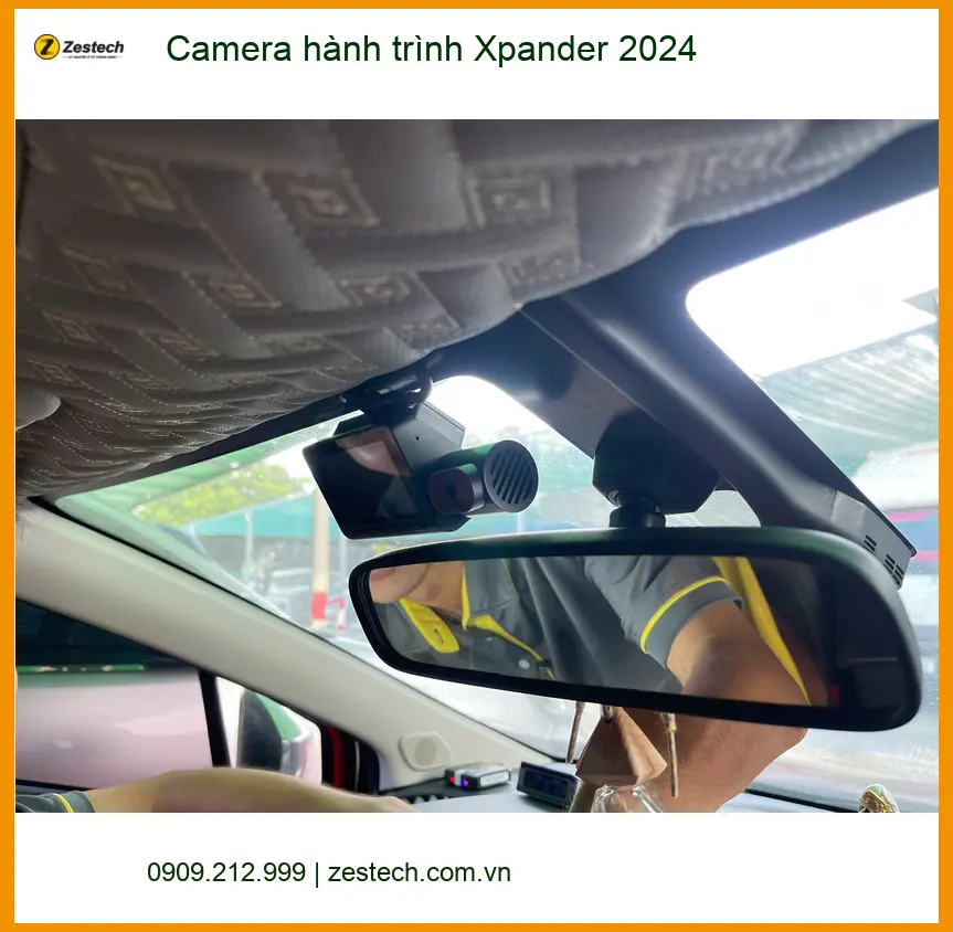 Chị Hằng lắp camera hành trình Xpander 2024 tại Quận 9 đảm bảo an toàn ảnh thực tế 3