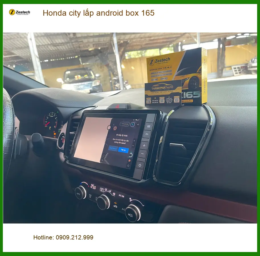 Anh Hưng lắp Android Box cho Honda City tại Quận 12 để nâng tầm giải trí trên xe ảnh thực tế 3