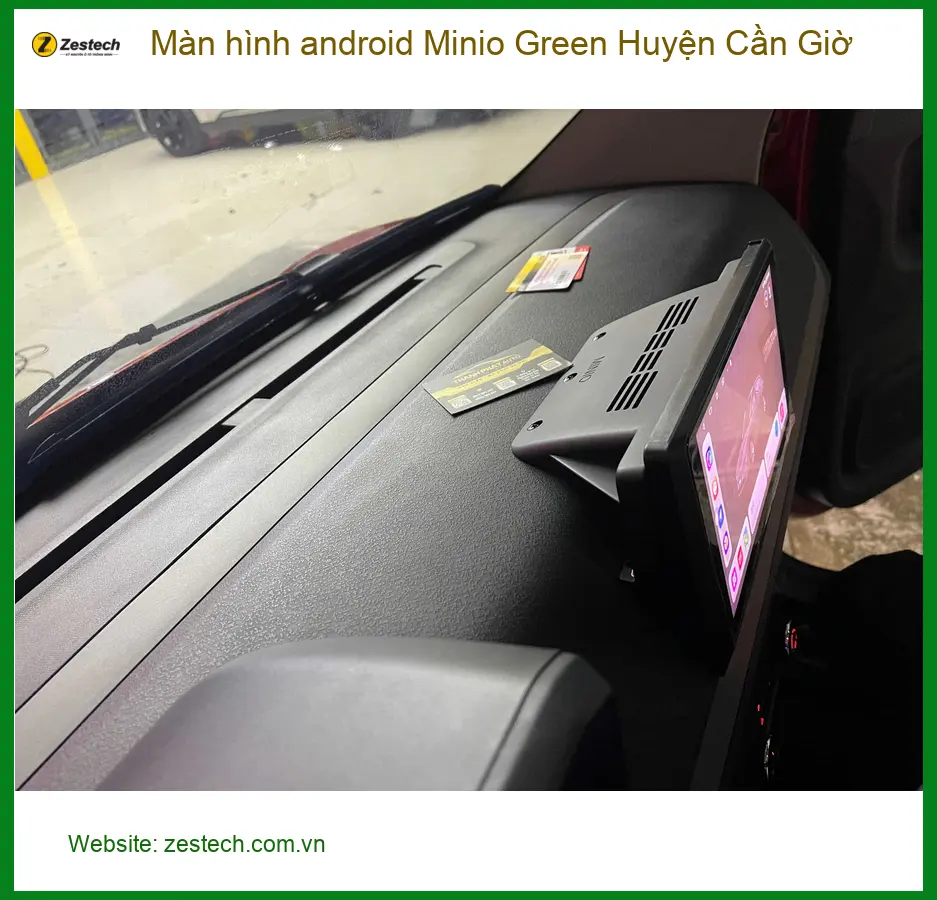 Nơi Lắp Màn Hình Android Ô Tô Minio Green tại Huyện Cần Giờ - Giá Tốt TPHCM ảnh thực tế 2