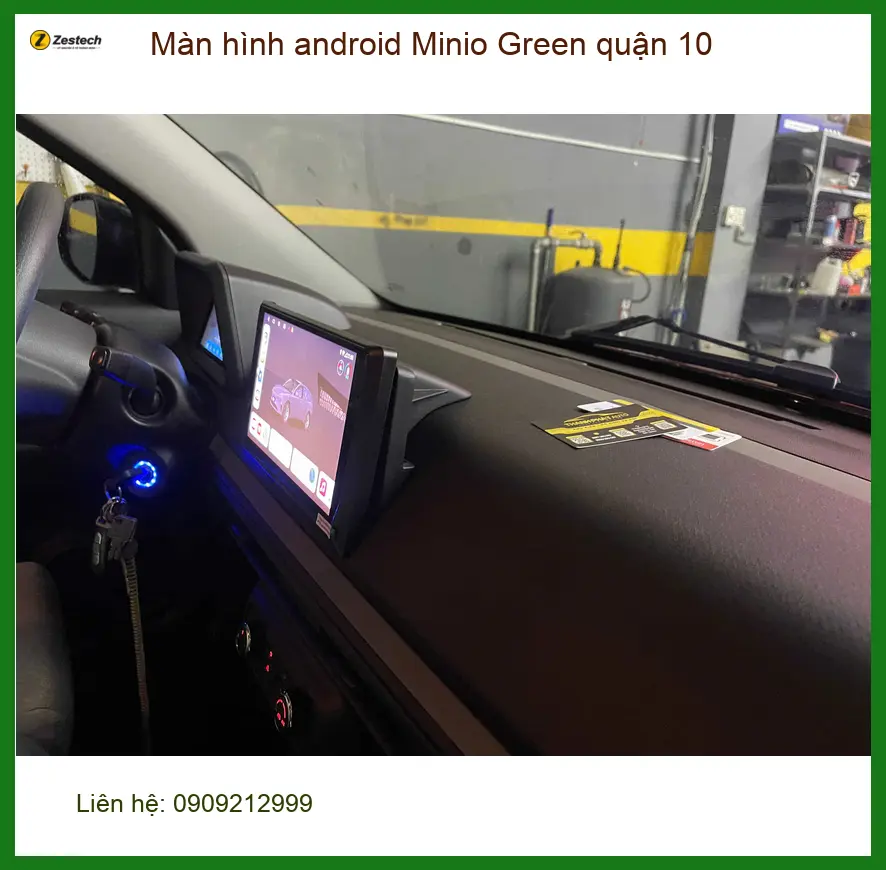 Nơi Gắn Màn Hình Android Ô Tô Minio Green Tại Quận 10 - Giá Tốt TPHCM ảnh thực tế 2