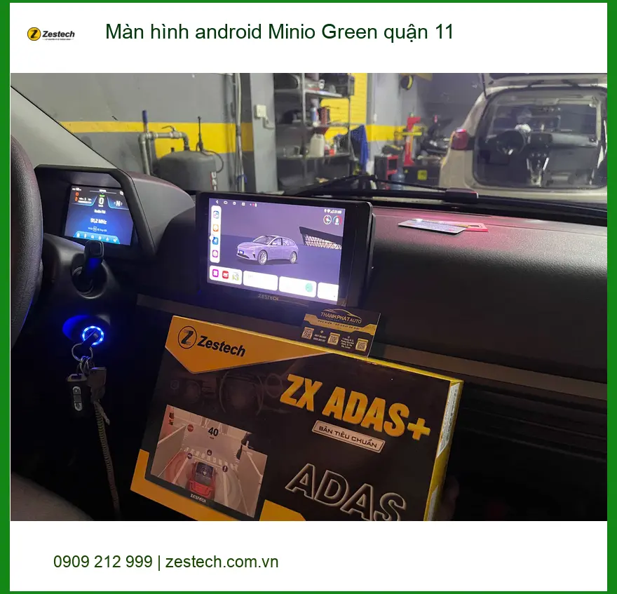 Địa Chỉ Lắp Màn Hình Android Ô Tô Minio Green quận 11 - Nâng Cấp Chính Hãng ảnh thực tế 3