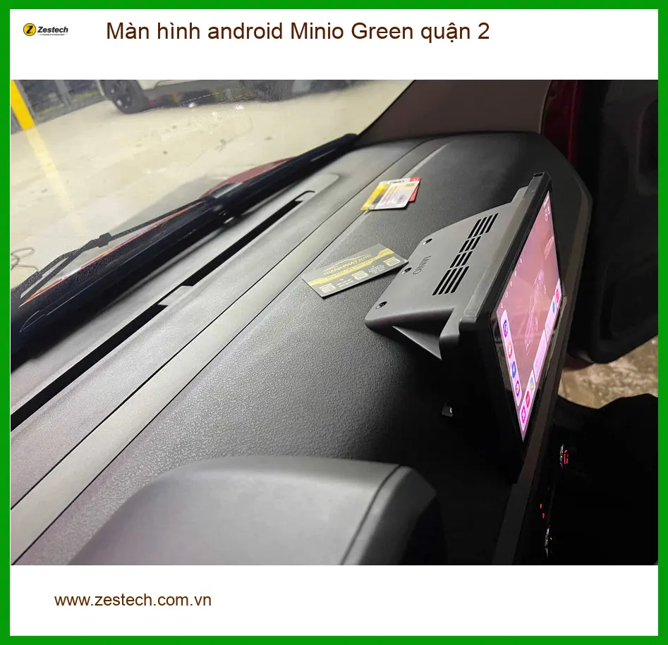 Nơi Lắp Màn Hình Android Ô Tô hình android Minio Green quận 2 - Giá Tốt TPHCM