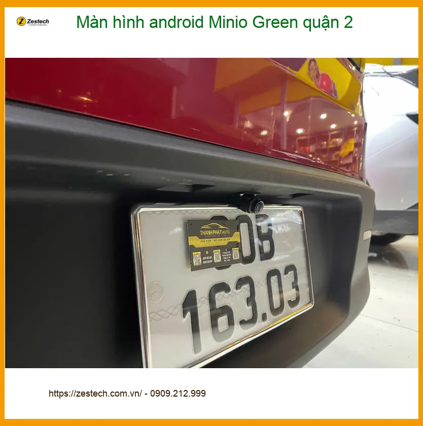 Nơi Lắp Màn Hình Android Ô Tô hình android Minio Green quận 2 - Giá Tốt TPHCM ảnh thực tế 2