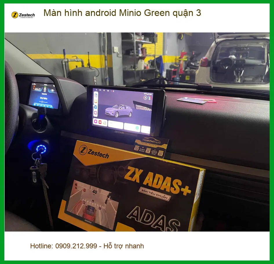 Nơi Độ Màn Hình Android Ô Tô hình android Minio Green quận 3 - Giá Tốt TPHCM