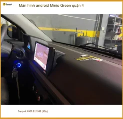 Nơi Gắn Màn Hình Android Ô Tô hình android Minio Green quận 4 - Giá Tốt TPHCM