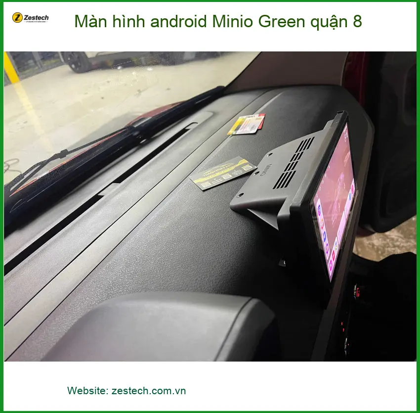 Nơi Lắp Màn Hình Android Ô Tô hình android Minio Green quận 8 - Giá Tốt TPHCM ảnh thực tế 2