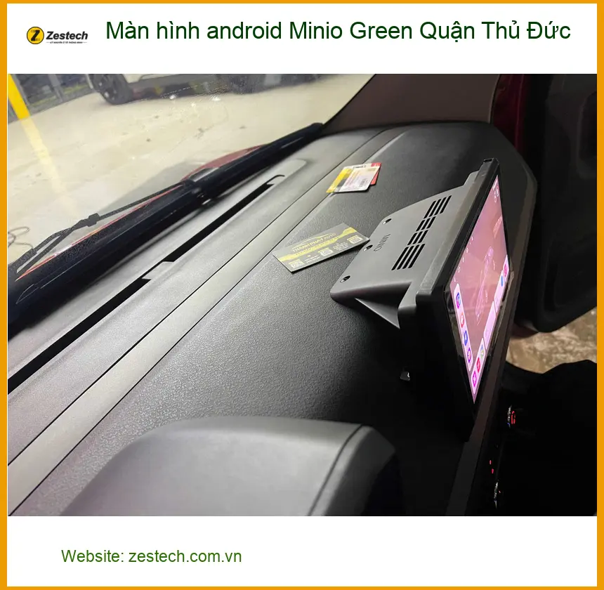 Địa Chỉ Lắp Màn Hình Android Ô Tô Minio Green Tại Quận Thủ Đức - Lắp Đặt Giá Tốt ảnh thực tế 3
