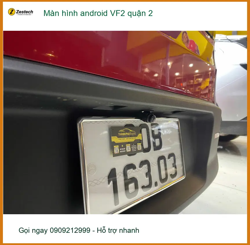 Nơi Gắn Màn Hình Android Ô Tô hình android VF2 quận 2 - Giá Tốt TPHCM ảnh thực tế 3