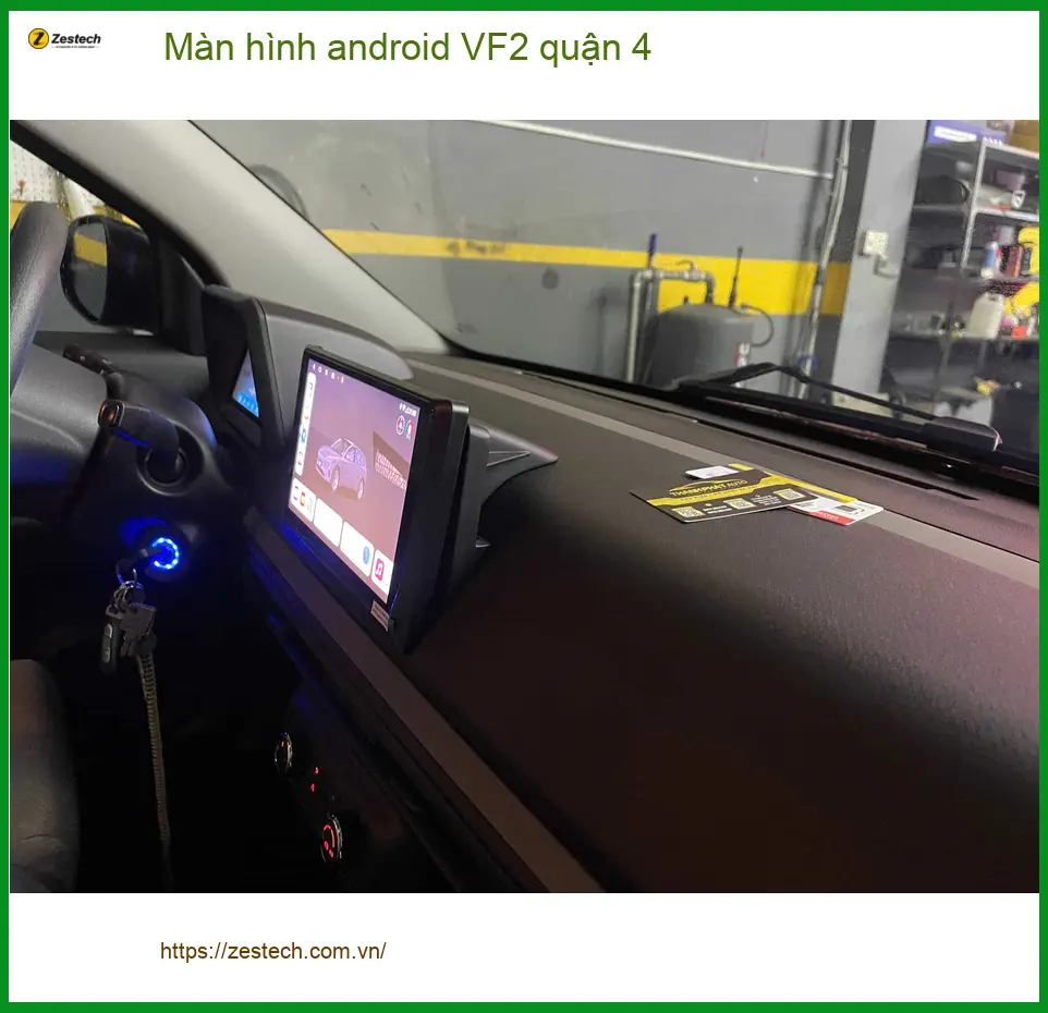 Trung Tâm Lắp Màn Hình Android Ô Tô hình android VF2 quận 4 - Nâng Cấp Chính Hãng ảnh thực tế 2
