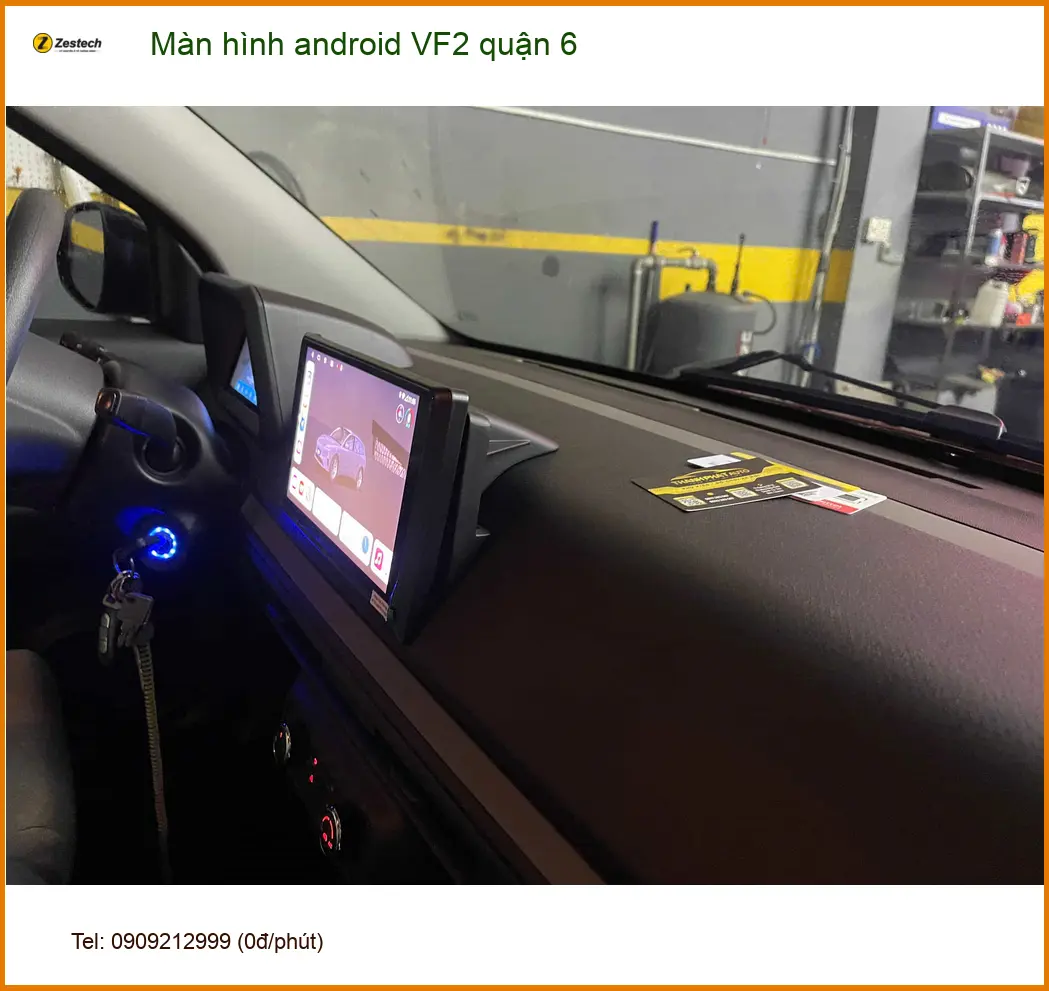 Trung Tâm Gắn Màn Hình Android Ô Tô VF2 tại Quận 6 - Nâng Cấp Chính Hãng ảnh thực tế 2