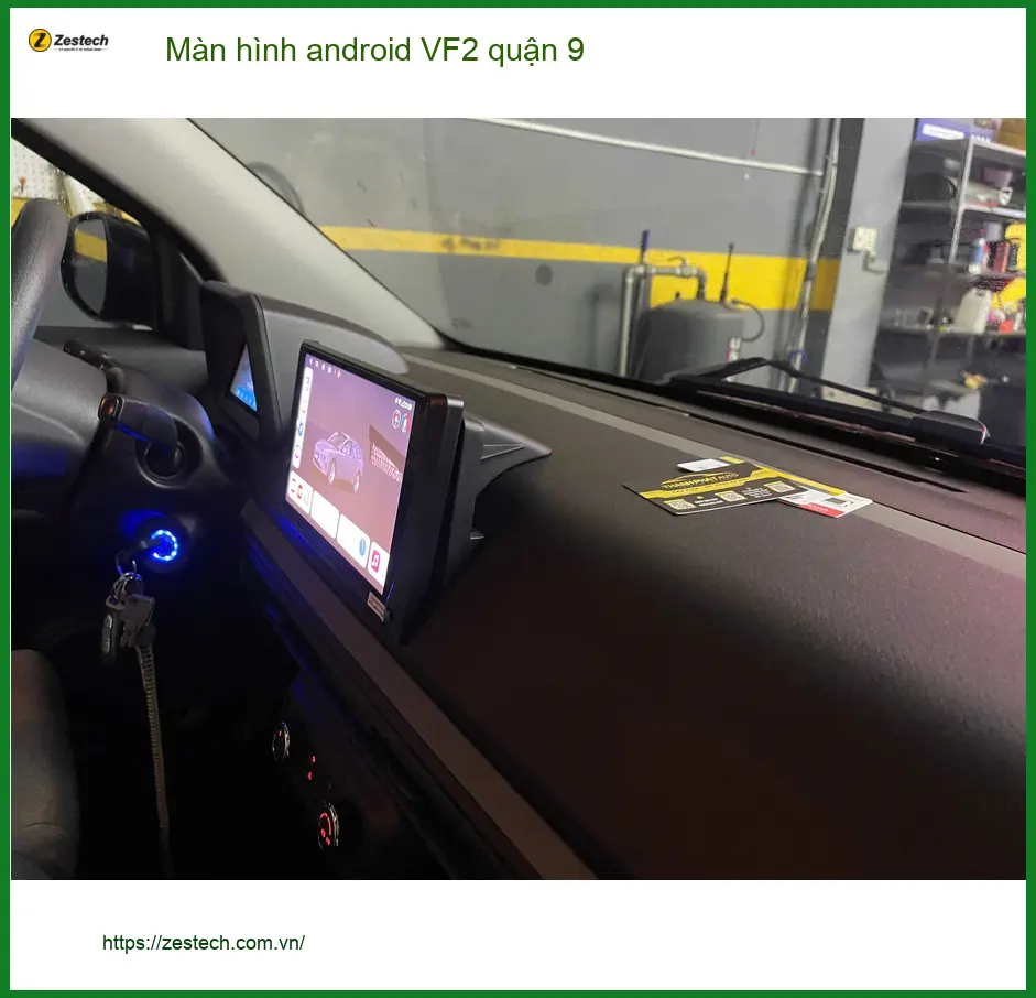 Trung Tâm Lắp Màn Hình Android Ô Tô hình android VF2 quận 9 - Nâng Cấp Chính Hãng ảnh thực tế 2