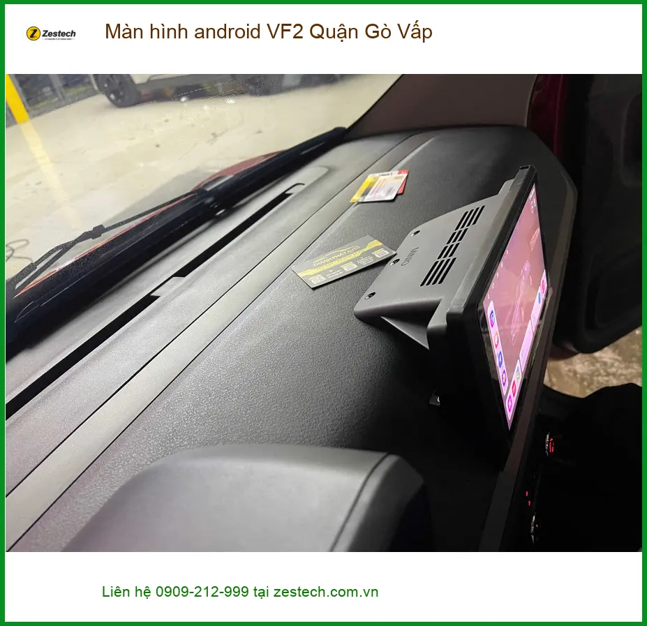 Trung Tâm Gắn Màn Hình Android Ô Tô hình android VF2 Quận Gò Vấp - Giá Tốt TPHCM ảnh thực tế 2