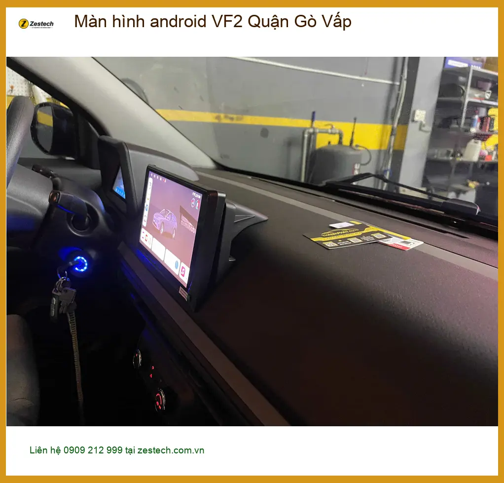 Trung Tâm Gắn Màn Hình Android Ô Tô hình android VF2 Quận Gò Vấp - Giá Tốt TPHCM ảnh thực tế 3