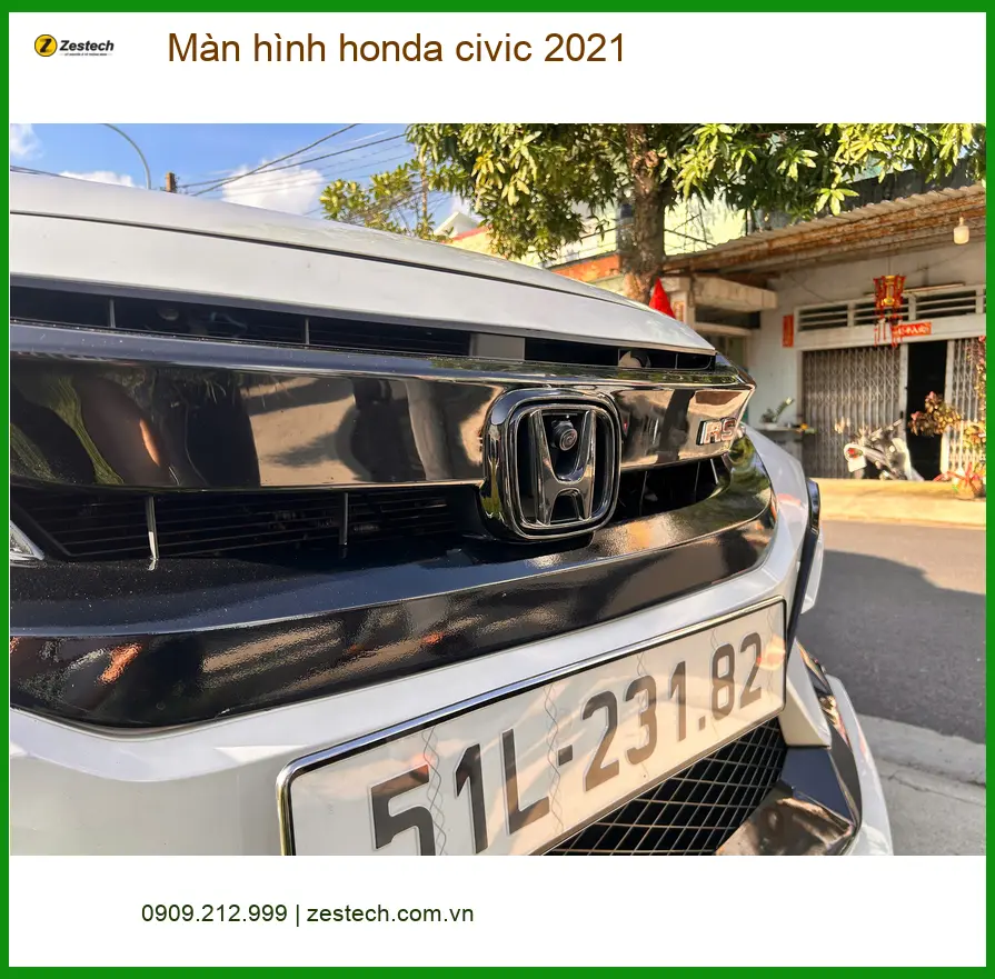 Anh Minh nâng cấp màn hình Honda Civic 2021 tại Quận 12 vì màn zin thiếu tính năng