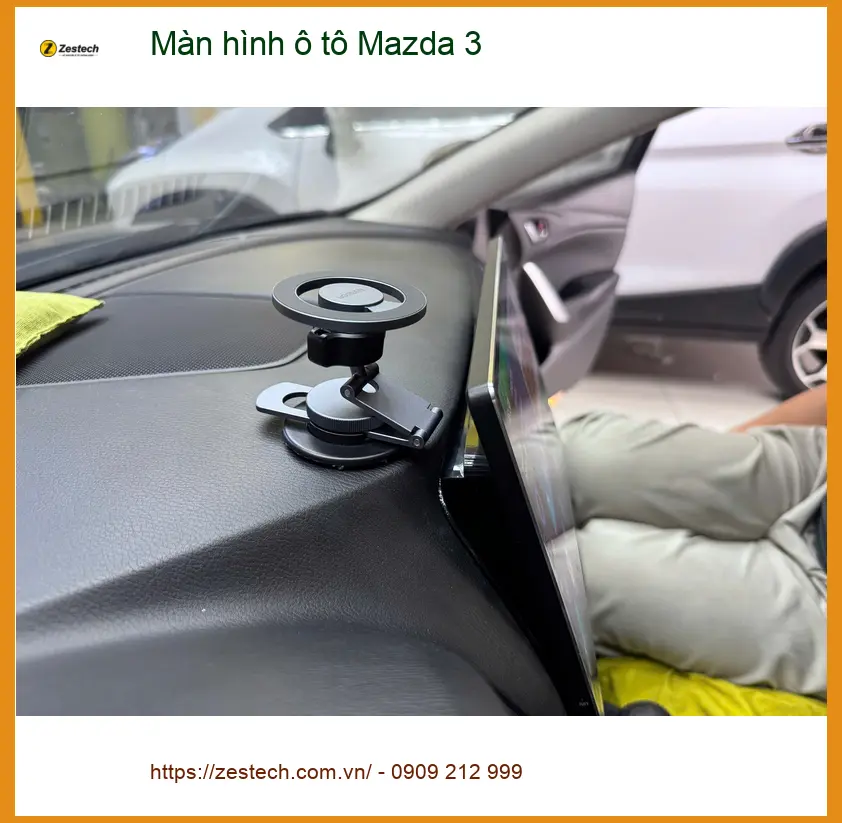 Anh Quang nâng cấp màn hình Android Zestech cho Mazda 3 tại Quận 9 ảnh thực tế 2