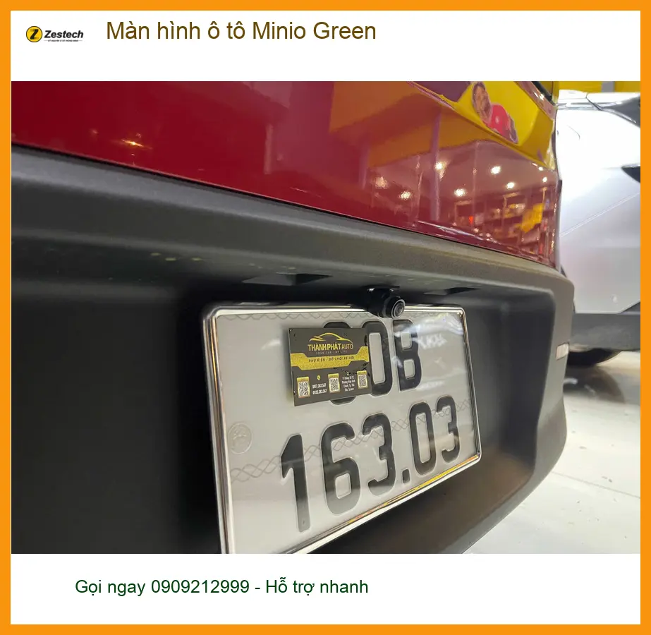 Chú Hùng lắp Màn hình ô tô Minio Green cho Mazda 3 tại Quận 9 vì cần giải trí ảnh thực tế 4
