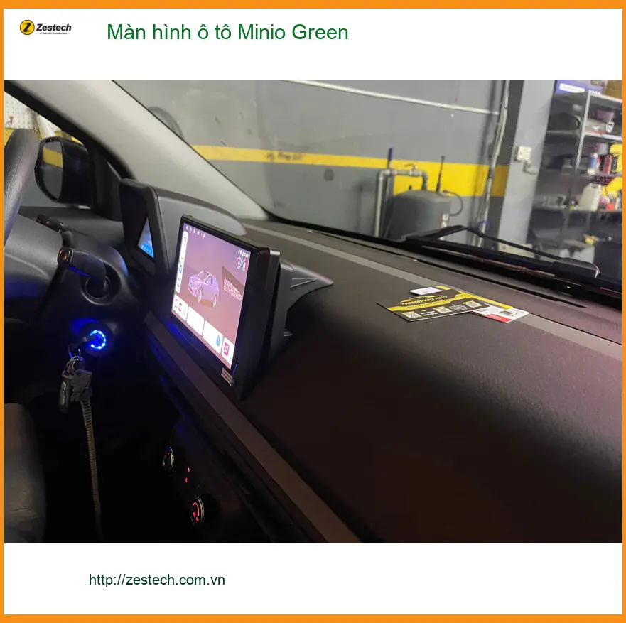 Anh Việt lắp Màn hình ô tô Minio Green cho Kia Carnival ở Quận Thủ Đức ảnh thực tế 3