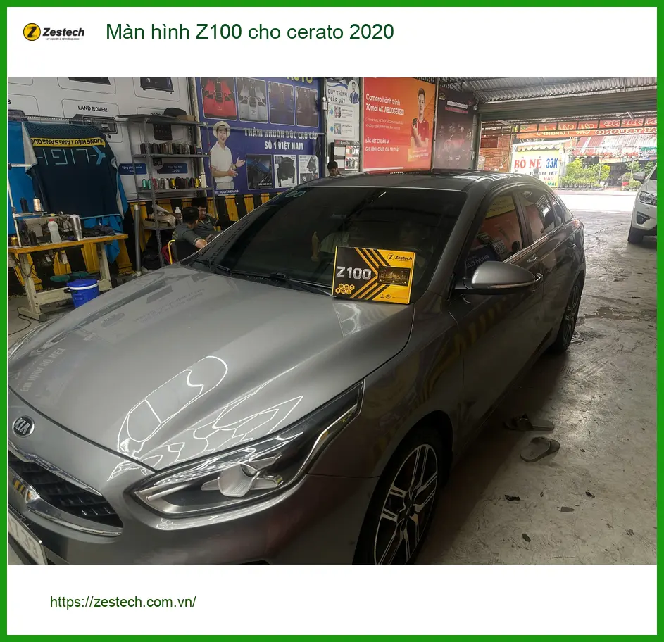 Chị Thanh lắp màn hình Z100 cho Cerato 2020 tại Quận 12 vì màn zin thiếu tiện ích ảnh thực tế 4