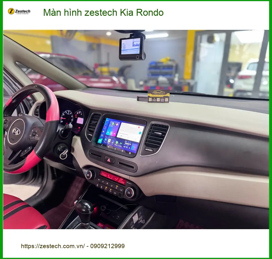 Anh Hào lắp Màn hình Zestech cho Kia Rondo ở Quận 9 để tiện dẫn đường ảnh thực tế 5