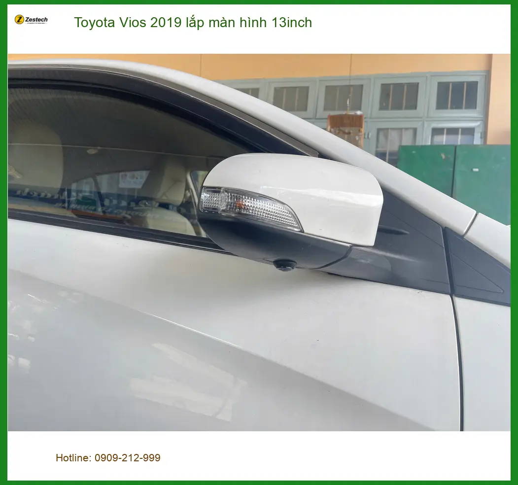 Bác Lâm lắp màn hình 13inch cho Toyota Vios 2019 tại Quận 9 để nâng tầm trải nghiệm giải trí ảnh thực tế 2