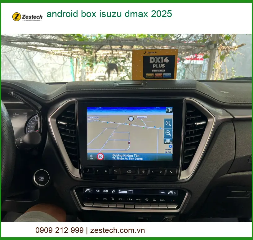 Android Box Isuzu D-Max 2025 - Địa Chỉ Lắp Đặt Chính Hãng TPHCM