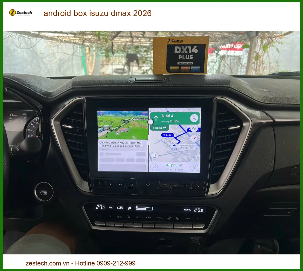 Android Box Isuzu Dmax 2026 - Địa Chỉ Lắp Đặt Android Box Chính Hãng TPHCM
