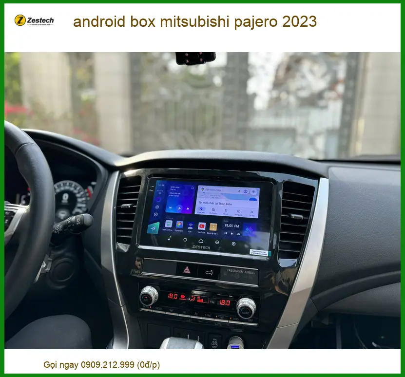 Android Box Mitsubishi Pajero 2023 - Địa Chỉ Lắp Đặt Chính Hãng TPHCM