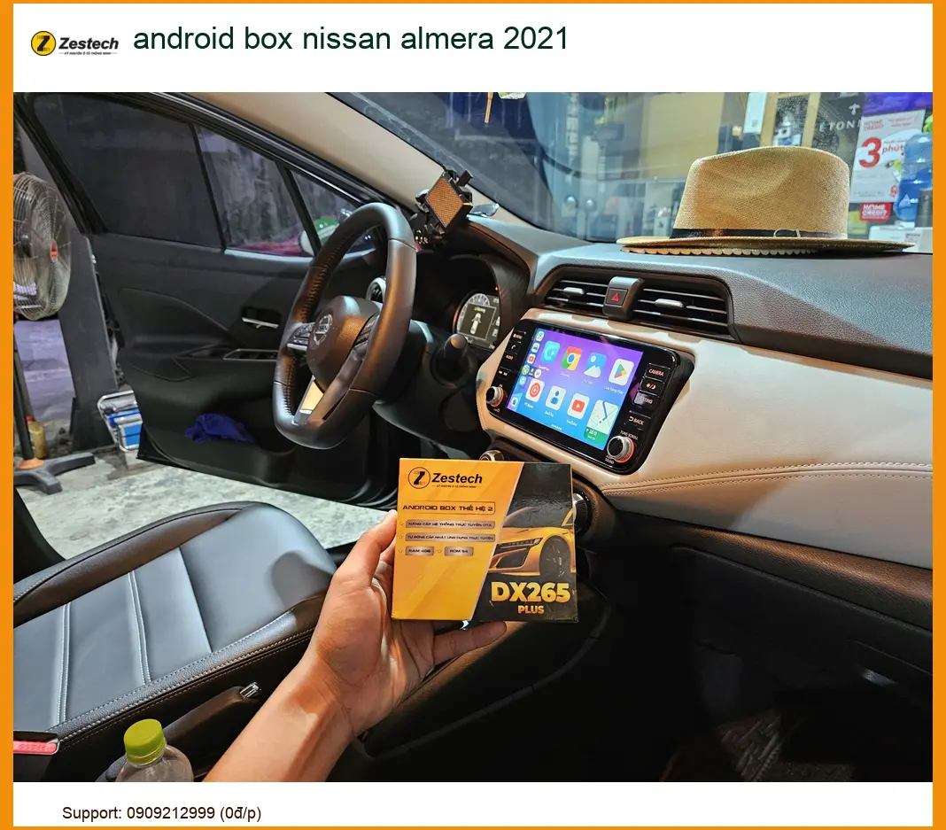 Android Box Nissan Almera 2021 - Trung Tâm Lắp Đặt Uy Tín TPHCM