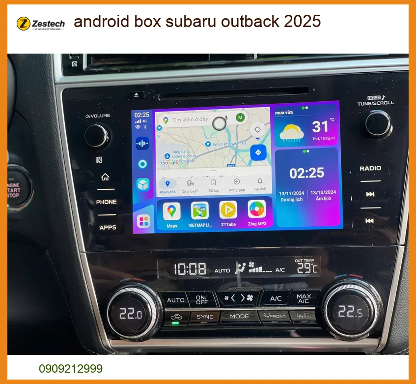 Android Box Subaru Outback 2025 - Địa Chỉ Lắp Đặt Uy Tín TPHCM