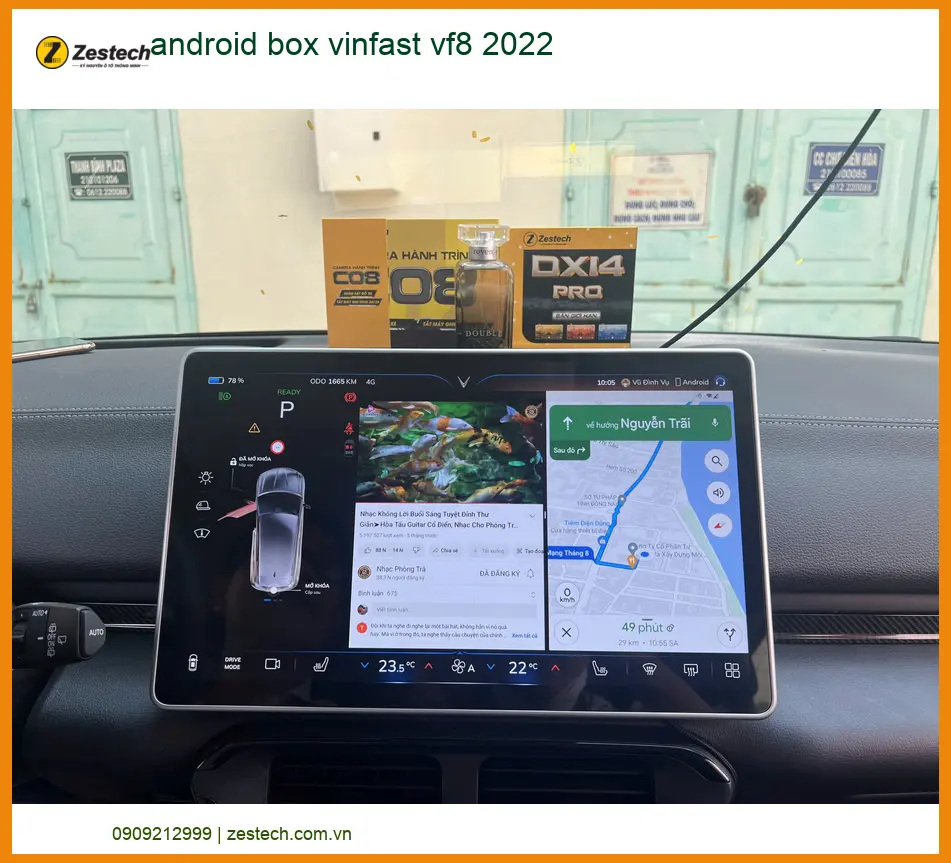 Android Box Zestech Vinfast VF8 2022 - Địa Chỉ Lắp Đặt Uy Tín TPHCM