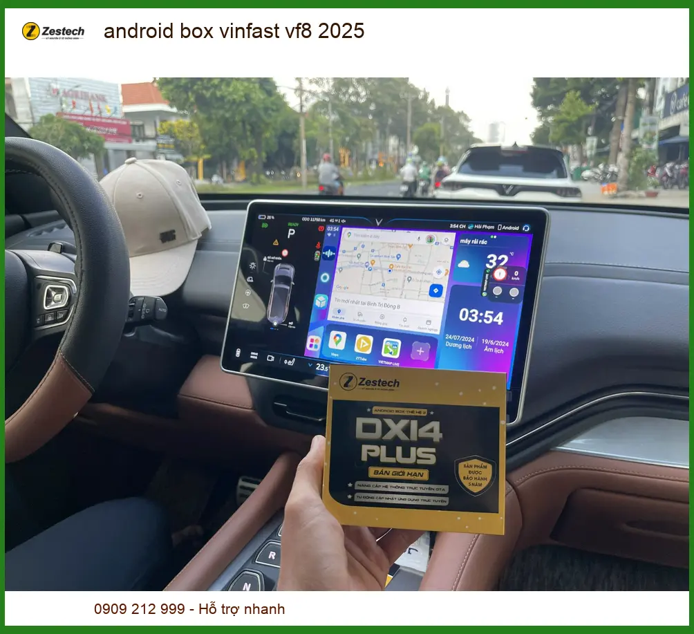 Android Box Zestech Vinfast VF8 2025 - Địa Chỉ Lắp Đặt Chính Hãng TPHCM