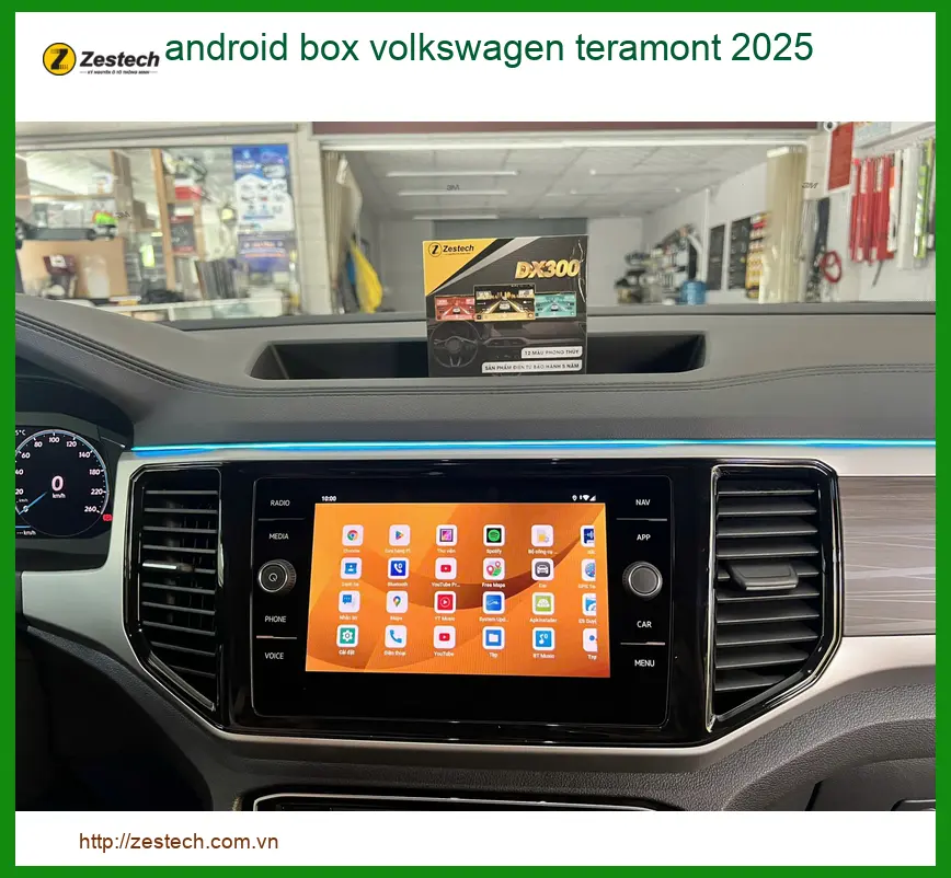 Android Box Cho Volkswagen Teramont 2025 - Nơi Gắn Chính Hãng TPHCM