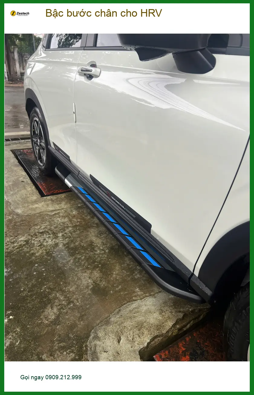 Anh Duy lắp bậc bước chân cho HRV tại Quận 9 để tiện lên xuống xe ảnh thực tế 3