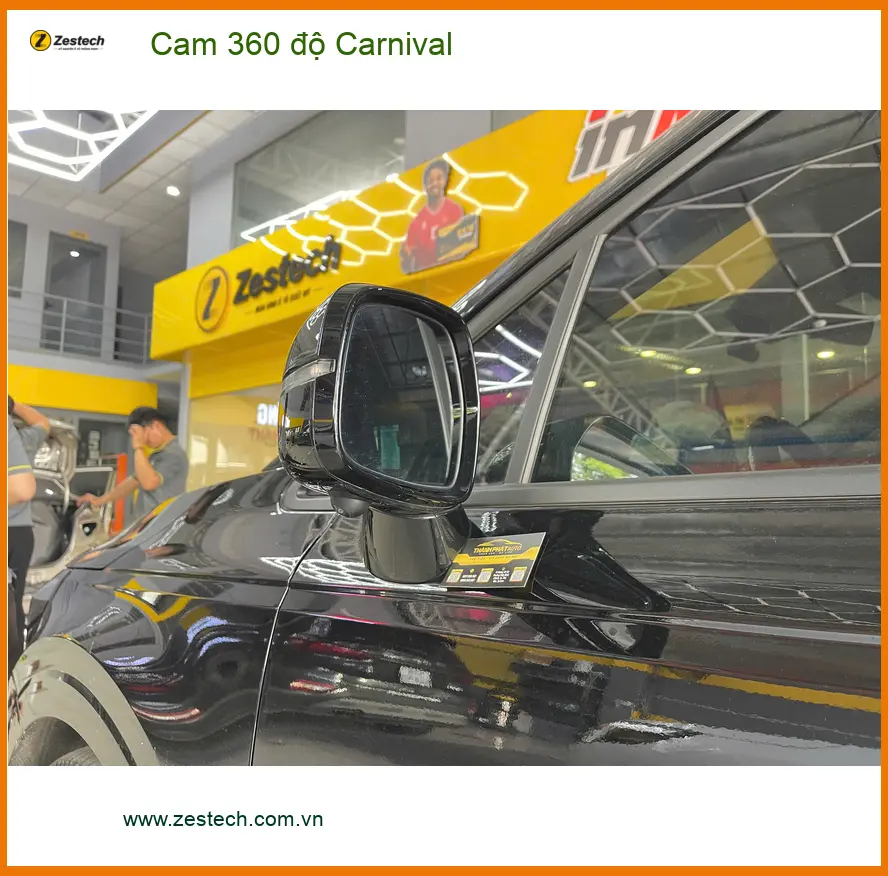 Chị Lan Anh lắp Cam 360 độ Kia Carnival tại Quận 9 quan sát toàn diện ảnh thực tế 3
