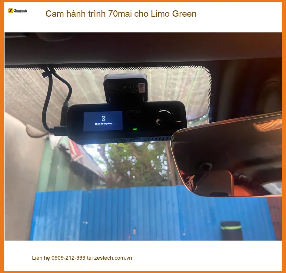 Anh Khải lắp cam hành trình 70mai cho Toyota Vios tại Quận 12 để an tâm lái xe ảnh thực tế 4