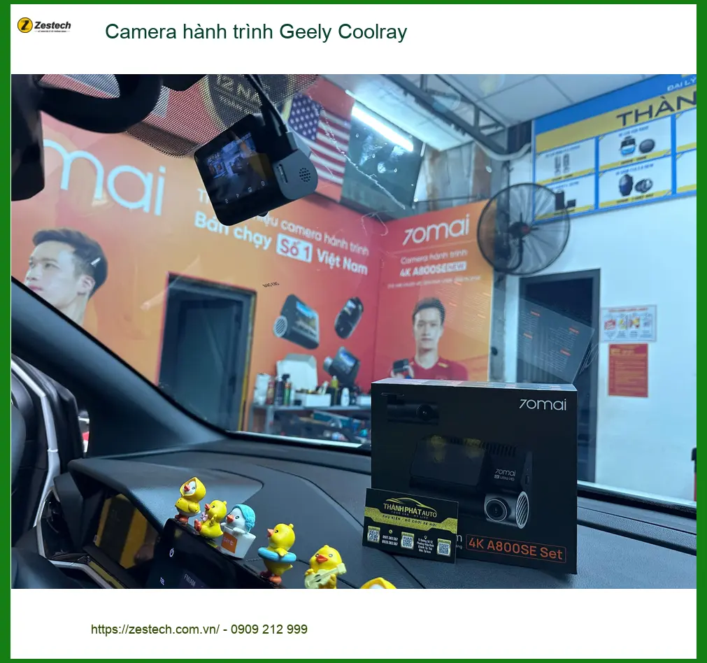 Anh Kiên lắp camera hành trình Geely Coolray Quận 12. ảnh thực tế 4