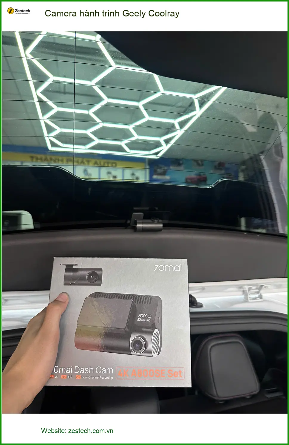 Anh Kiên lắp camera hành trình Geely Coolray Quận 12. ảnh thực tế 5