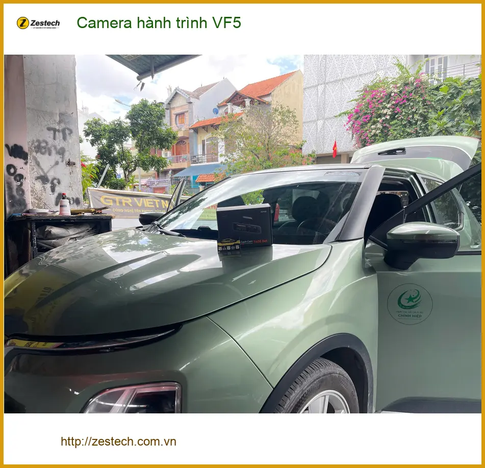 Chị Thảo lắp camera hành trình VF5 uy tín tại Quận 9 vì thường xuyên đi làm xa