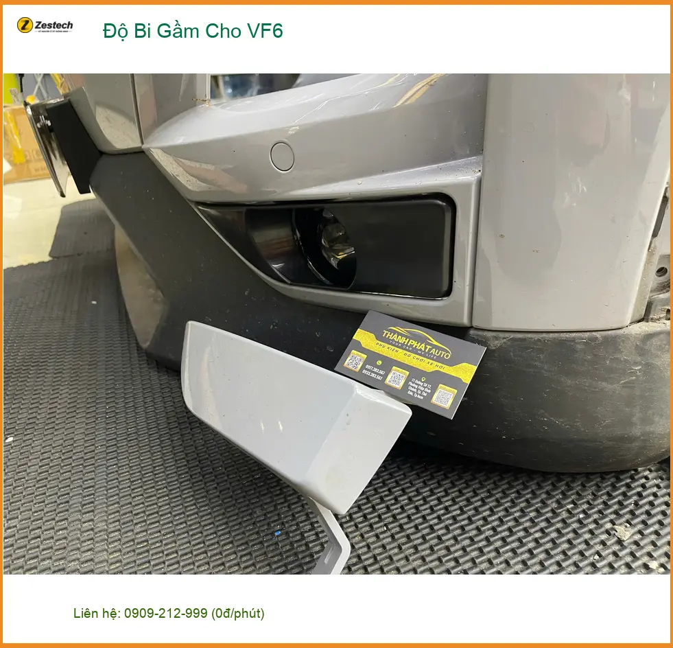 Anh Khải độ bi gầm cho VinFast VF6 tại Quận 9 vì tầm nhìn kém khi đi đường tối ảnh thực tế 2