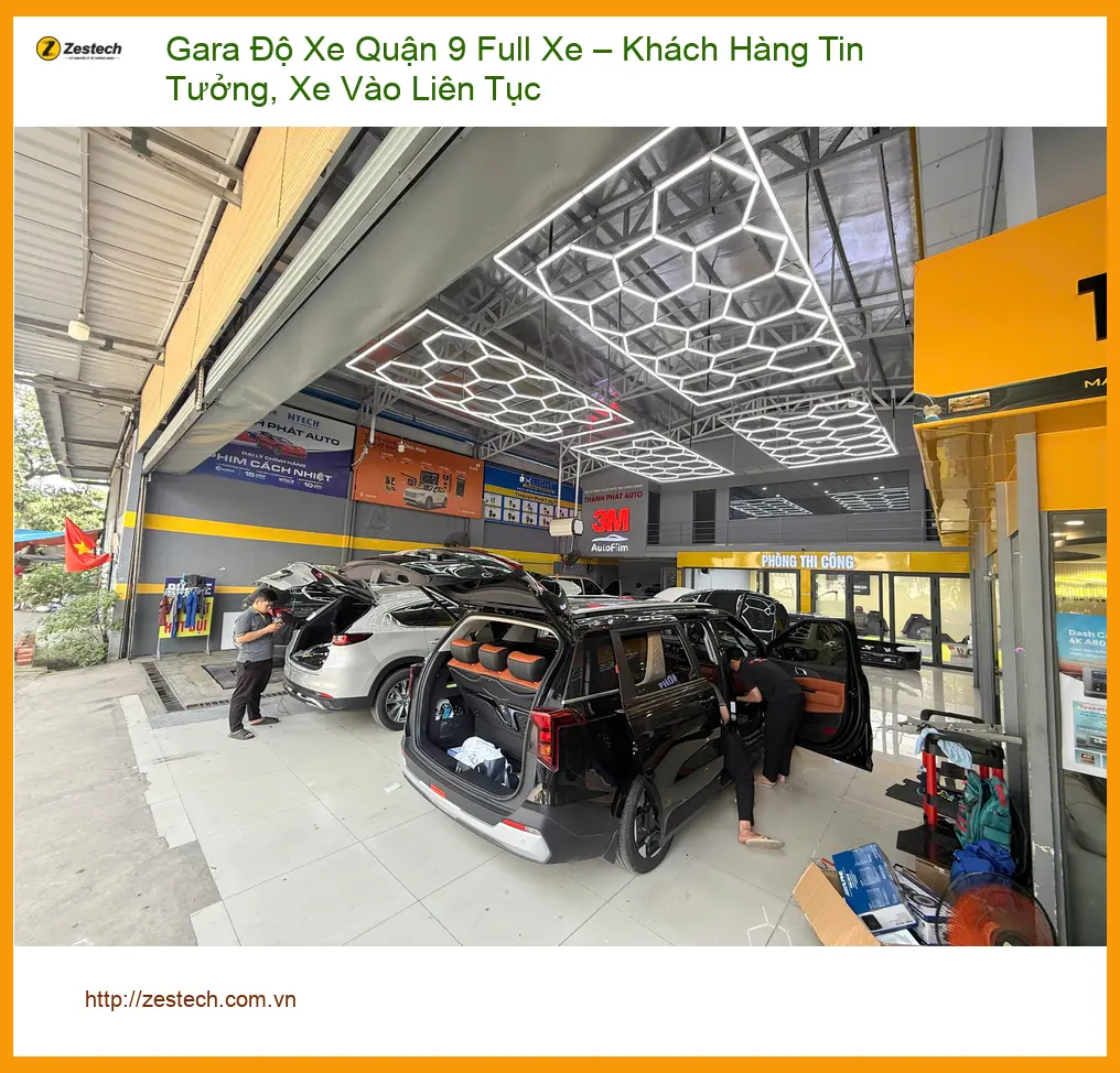 Anh Tùng độ full xe VinFast Lux A2.0 tại Gara uy tín Quận 9 để nâng tầm đẳng cấp