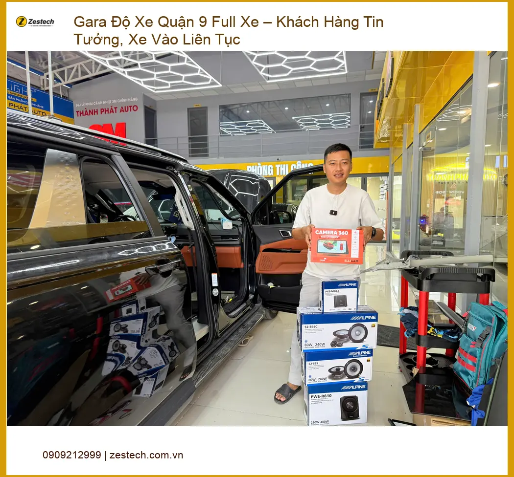 Anh Tùng độ full xe VinFast Lux A2.0 tại Gara uy tín Quận 9 để nâng tầm đẳng cấp ảnh thực tế 4