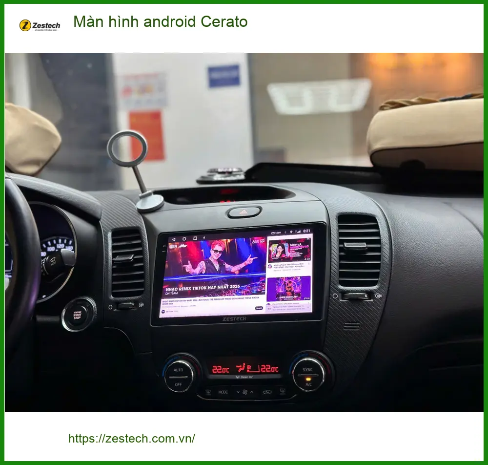 Anh Phong lắp màn hình Android Cerato để tiện giải trí tại Quận 12 ảnh thực tế 3